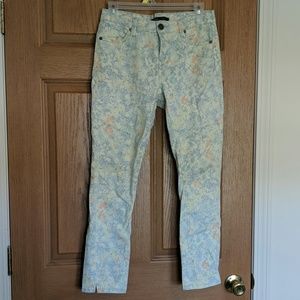 Floral Skinny Pants